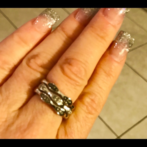 SAVVY CIE JEWELS STERLING SILVER + DIAMOND… - Picture 6 of 15